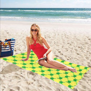 Frog Pattern Beach Towel