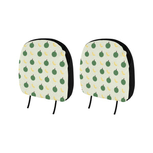 Durian Pattern Theme Car Headrest Cover