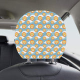 Lion Pattern Print Design 05 Car Headrest Cover