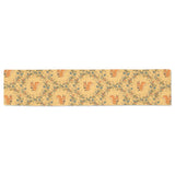 Squirrel Pattern Print Design 01 Table Runner