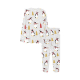 Penguin Christmas Tree Pattern Kids' Boys' Girls' All Over Print Pajama Set