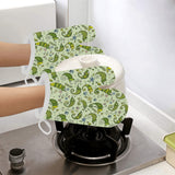 Cute Chameleon Lizard Pattern Heat Resistant Oven Mitts