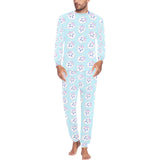 Yorkshire Terrier Pattern Print Design 01 Men's All Over Print Pajama