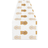 Golden Retriever Pattern Print Design 03 Table Runner