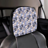 Alien Pattern Print Design 05 Car Headrest Cover