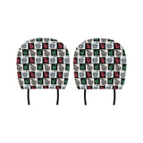 Apple Tribel Pattern Car Headrest Cover