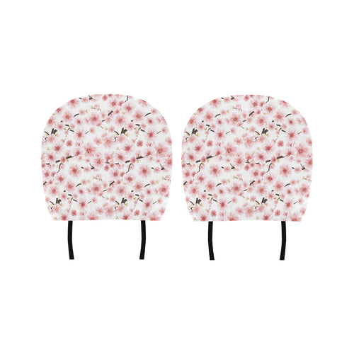 Sakura Pattern Theme Car Headrest Cover