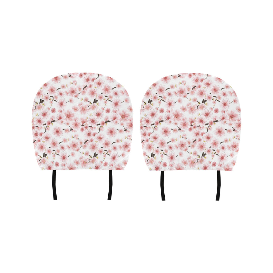 Sakura Pattern Theme Car Headrest Cover