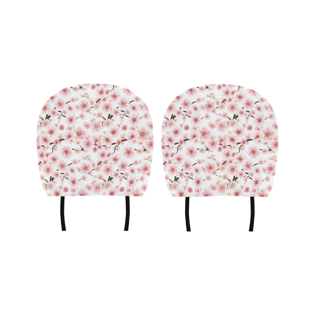 Sakura Pattern Theme Car Headrest Cover