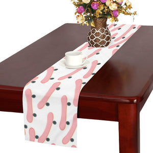 Skate Board Pattern Print Design 05 Table Runner