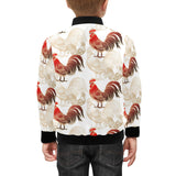 Rooster Chicken Pattern Kids' Boys' Girls' Bomber Jacket