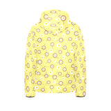 Fried Eggs Pattern Print Design 03 Kids' Boys' Girls' Padded Hooded Jacket