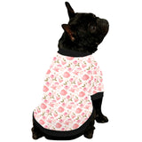 Tea pots Pattern Print Design 04 All Over Print Pet Dog Round Neck Fuzzy Shirt