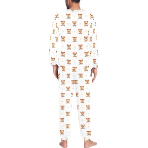 Yorkshire Terrier Pattern Print Design 03 Men's All Over Print Pajama