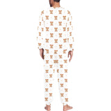 Yorkshire Terrier Pattern Print Design 03 Men's All Over Print Pajama