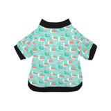 Snail Pattern Print Design 01 All Over Print Pet Dog Round Neck Fuzzy Shirt