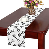 Engine Piston Theme Background Pattern Print Desig Table Runner