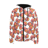 Sun Glasses Pattern Print Design 01 Men's Padded Hooded Jacket(ModelH42)