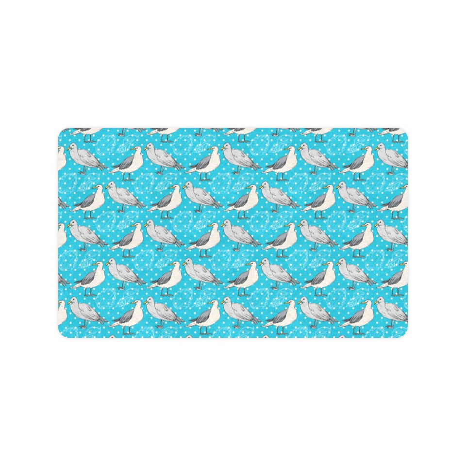 Seagull Pattern Print Design 02 Doormat