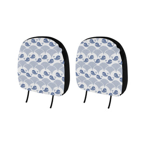 Whale Pattern Car Headrest Cover