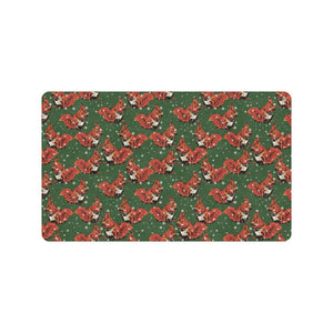 Squirrel Pattern Print Design 03 Doormat