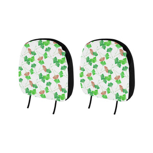 Ginkgo Pattern Car Headrest Cover