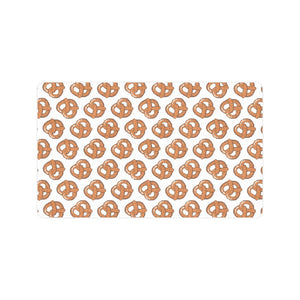 Pretzels Pattern Print Design 05 Doormat