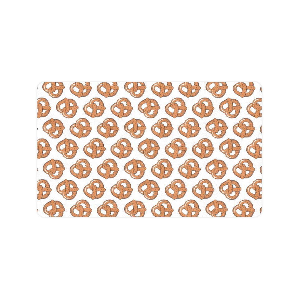 Pretzels Pattern Print Design 05 Doormat