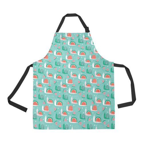 Snail Pattern Print Design 01 Adjustable Apron