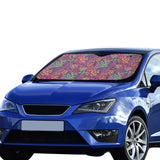 Coral Reef Pattern Print Design 03 Car Sun Shade