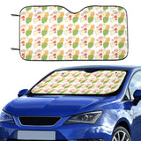 Sandwich Pattern Print Design 02 Car Sun Shade