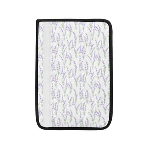 Eiffel Tower Lavender Pattern Print Design 01 Car Seat Belt Cover