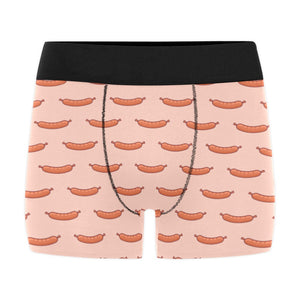 Sausage Pattern Print Design 01 Men's All Over Print Boxer Briefs Men's Underwear