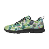 Cactus Pattern Background Men's Sneakers Black