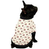 Snail Pattern Print Design 04 All Over Print Pet Dog Round Neck Fuzzy Shirt