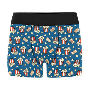 Popcorn Pattern Print Design 03 Men's All Over Print Boxer Briefs Men's Underwear