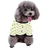 Tennis Pattern Print Design 05 All Over Print Pet Dog Round Neck Fuzzy Shirt