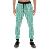 Seahorse Green Pattern Unisex Casual Sweatpants