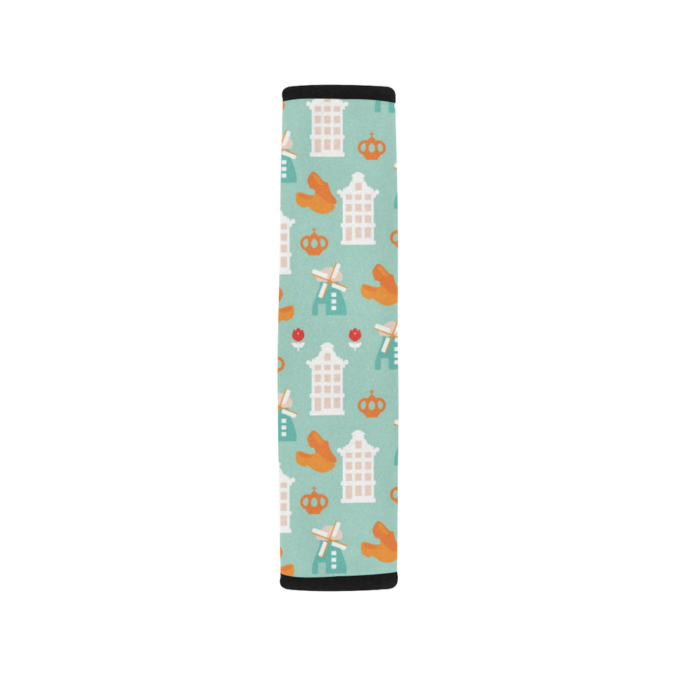 Windmill Pattern Theme Car Seat Belt Cover