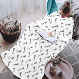 Engine Piston Pattern Print Design 02 Blanket Robe with Sleeves