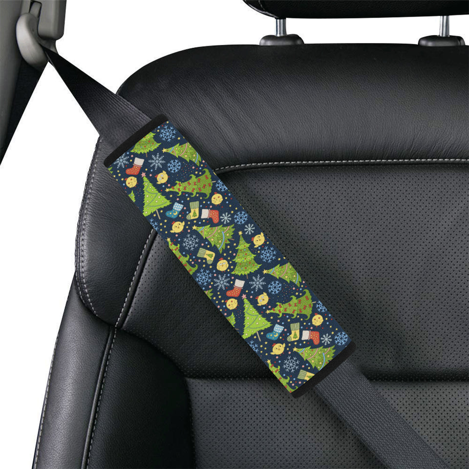 Christmas Tree Snowflake Pattern Car Seat Belt Cover