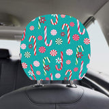 Christmas Candy Pattern Car Headrest Cover