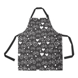 Bicycle Pattern Print Design 05 Adjustable Apron