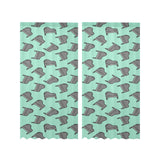 Piano Pattern Print Design 04 Gauze Curtain