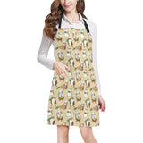 Guinea Pig Pattern Print Design 02 Adjustable Apron