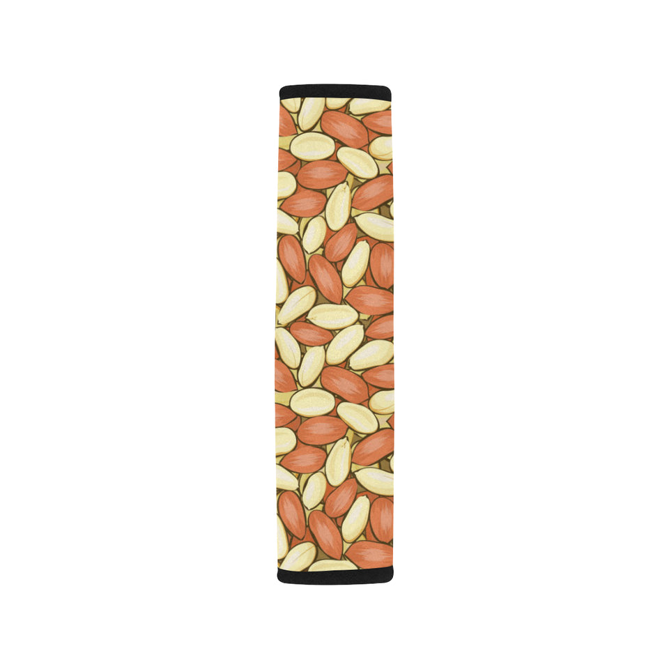 Peanut Pattern Background Car Seat Belt Cover