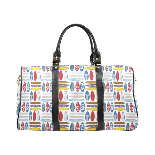 Surfboard Pattern Print Design 02 Travel Bag