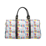 Surfboard Pattern Print Design 02 Travel Bag