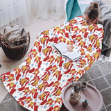 Goldfish Pattern Print Design 02 Blanket Robe with Sleeves