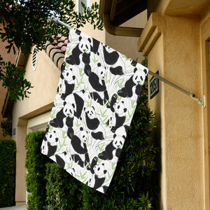 Panda Pattern House Flag Garden Flag